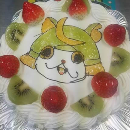 幸野屋のデコレーションケーキ（妖怪ウォッチ）
