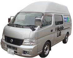 アスベストモニタリング車