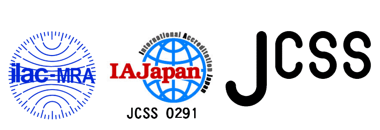 JCSS 0291は、当社校正室の認定番号です。