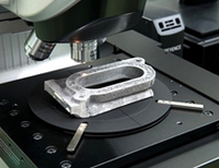 レーザー顕微鏡によるアルミ腐食片の測定