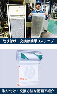 取り付け・交換は簡単3ステップ。取り付け・交換方法を動画で紹介