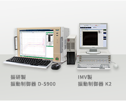 目的にあった制御ソフトをご用意※振研製「D59」/IMV社製「K2」