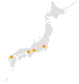 国内4か所のサービス拠点