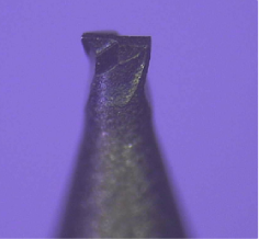 φ0.3(2枚刃) エンドミル