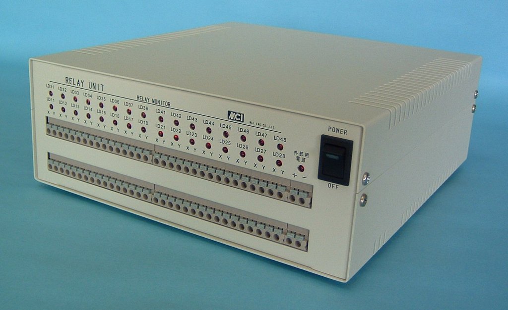 GPIB/LAN端末 絶縁ＤＩＯ（リレー接点出力・フォトカプラ入力）ユニット