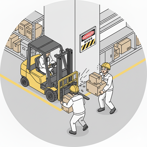 接触・衝突災害のイメージ画像